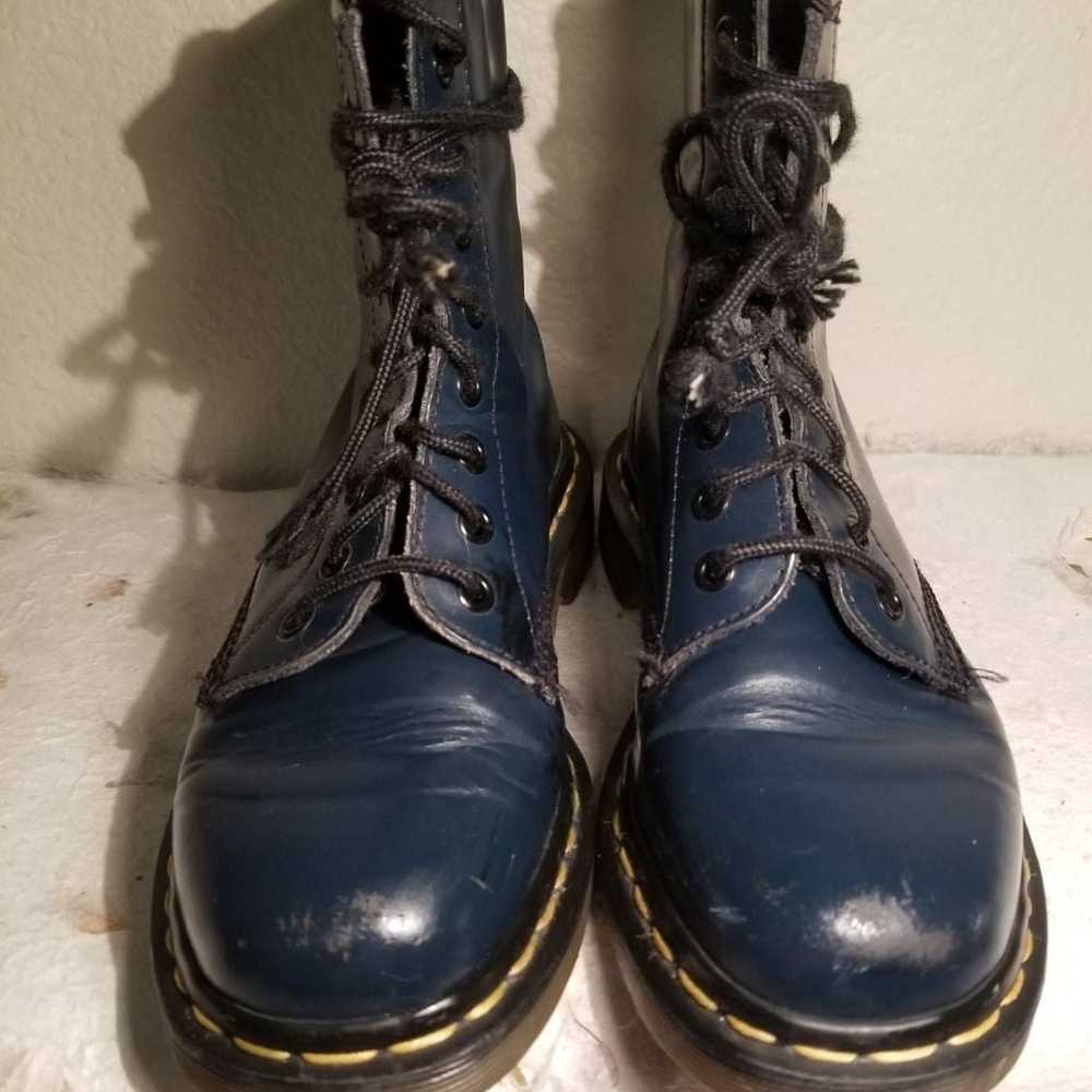 Dr Martens MIE Blue Original Vintage 1460 8 - image 2