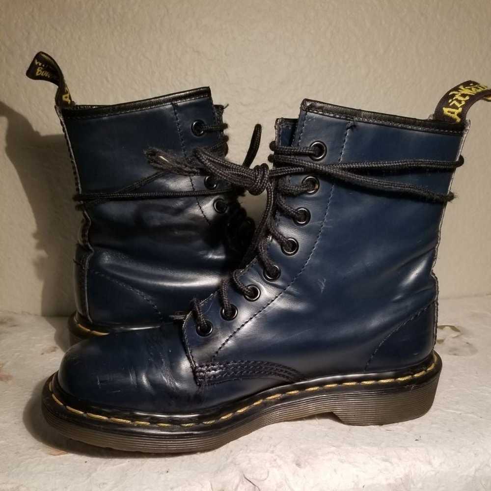 Dr Martens MIE Blue Original Vintage 1460 8 - image 5