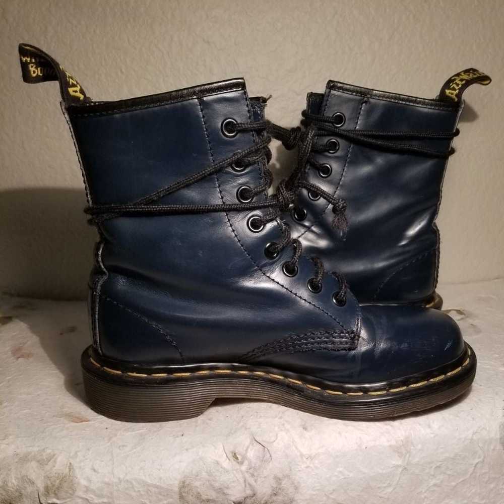 Dr Martens MIE Blue Original Vintage 1460 8 - image 6