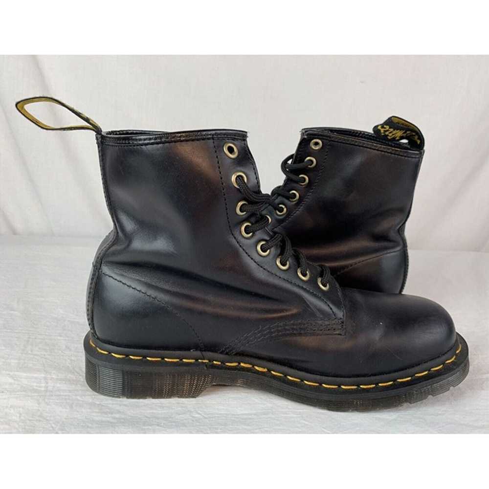 Vintage Dr Martens Boots 1460 Black Leather Lace … - image 4