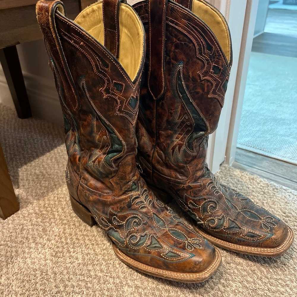 Corral Cowgirl Boots Womens Size 9 Style A1040 - image 1