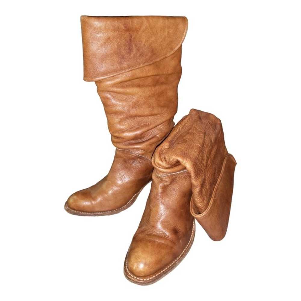 Frye vintage durado cuffed heel boots - image 1