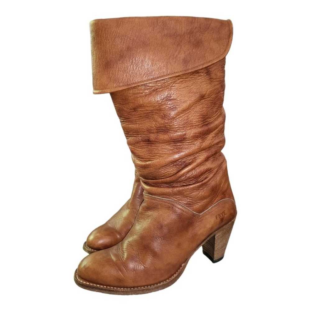 Frye vintage durado cuffed heel boots - image 3