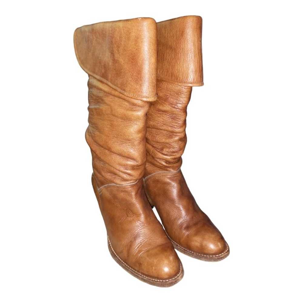 Frye vintage durado cuffed heel boots - image 8