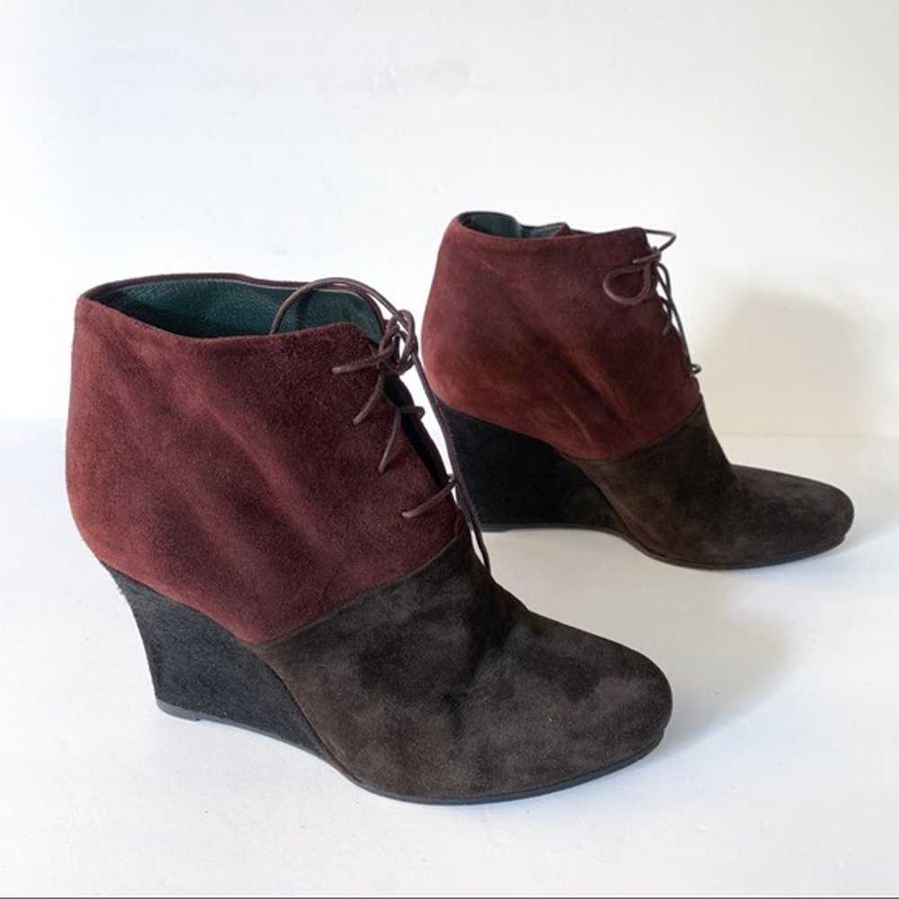 Jil Sander Suede Colorblock Booties 7.5 - image 3