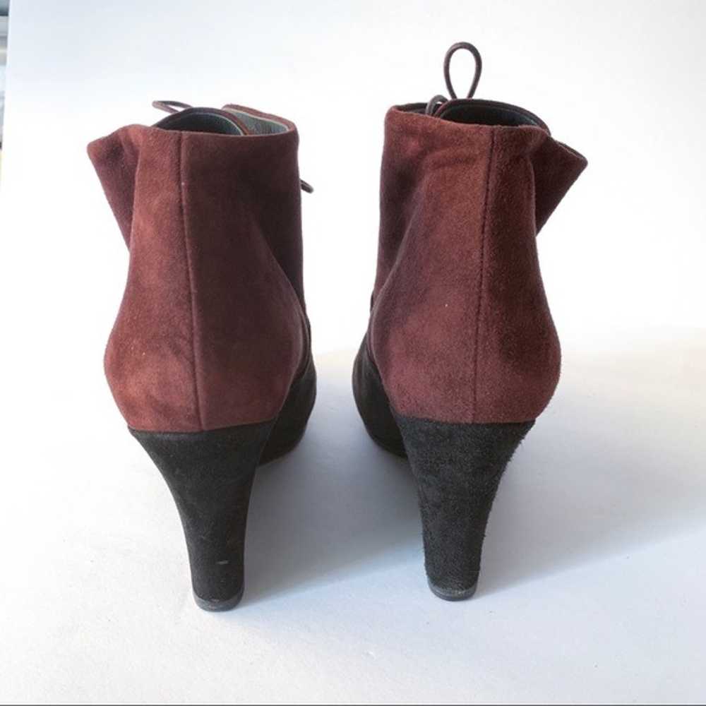 Jil Sander Suede Colorblock Booties 7.5 - image 6