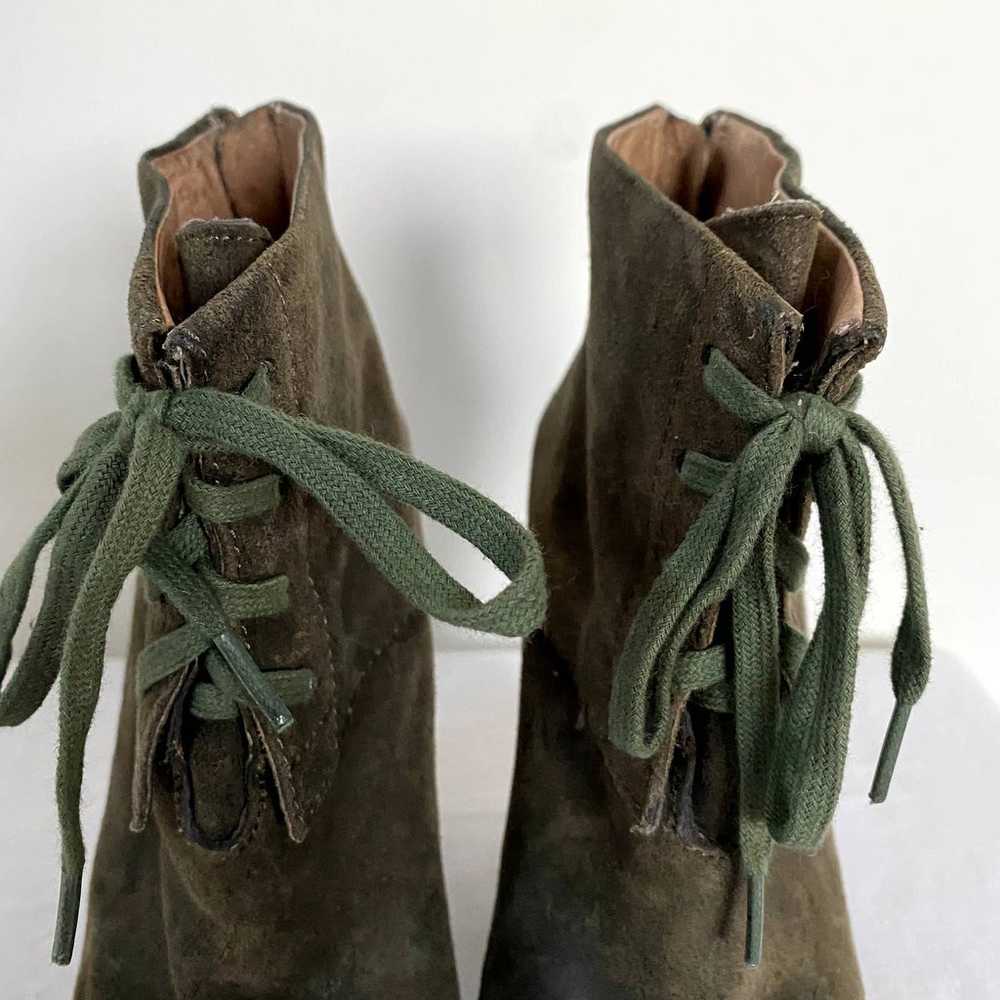 Modern Vintage Jenie Suede Ankle Boots in Moss Gr… - image 5