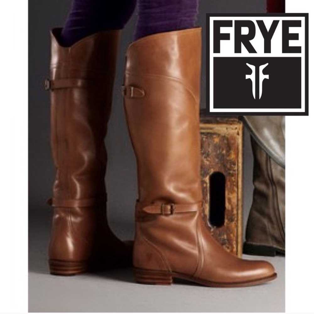 Frye Dorado Leather Riding Boots 8 - image 1