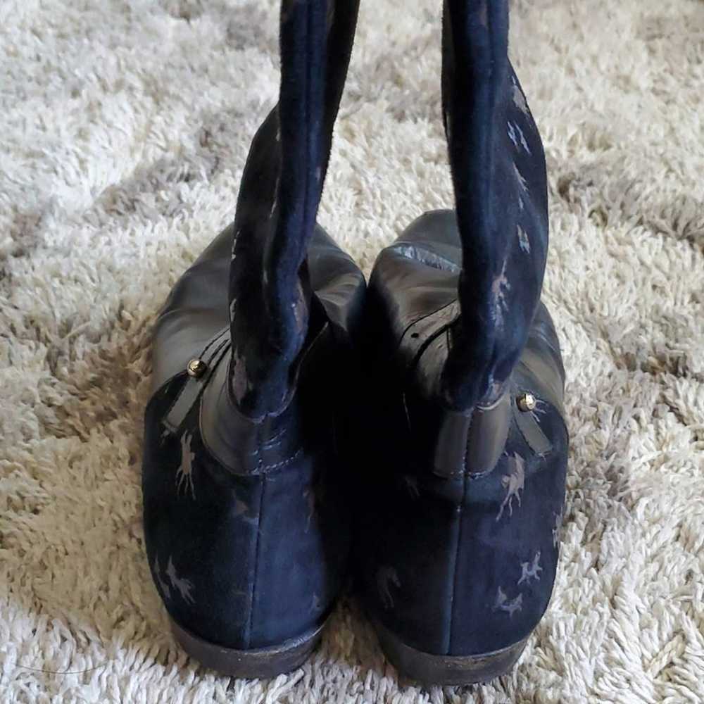 RARE Vintage Bally Horse Print Boots - image 5