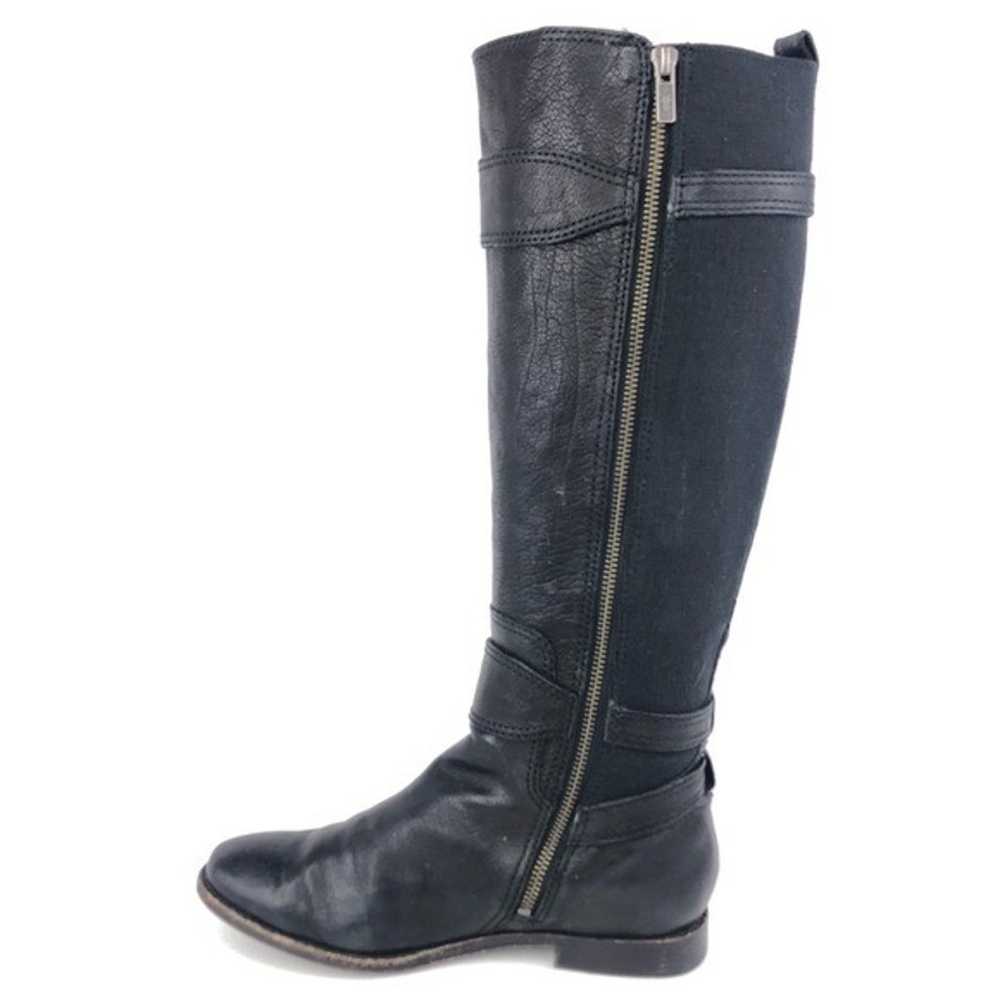 Frye Anna Gore Buffalo Leather Tall Riding Boots … - image 2