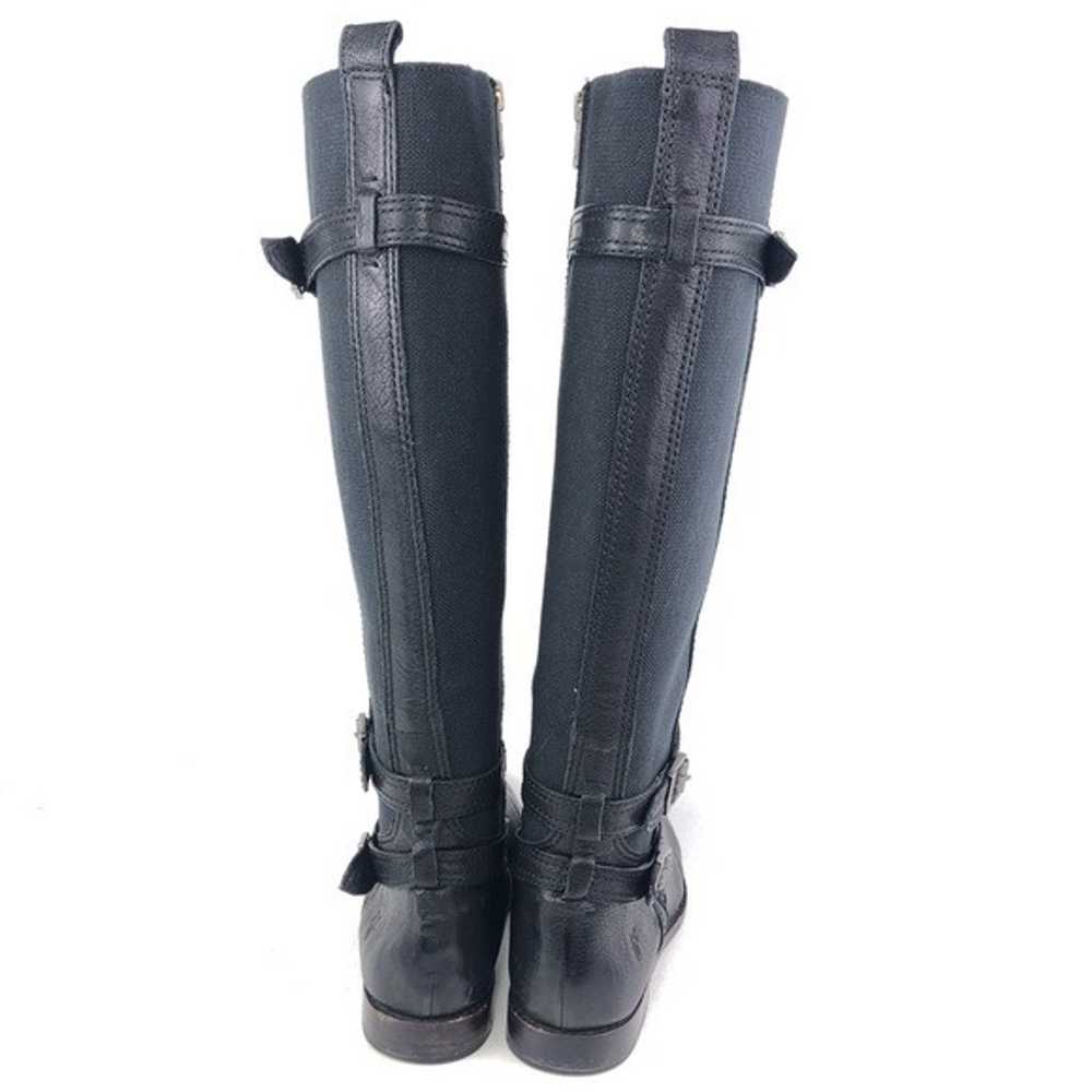 Frye Anna Gore Buffalo Leather Tall Riding Boots … - image 7