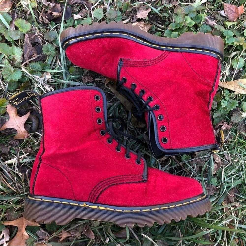 Vintage Dr. Martens Velvet Boots - image 4