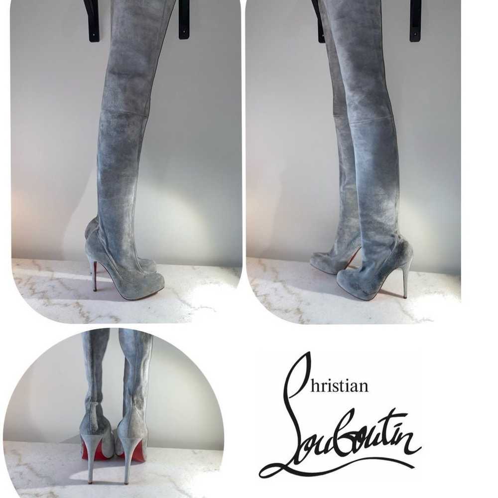 Thigh High Christian Louboutin Over the Knee Boot… - image 1