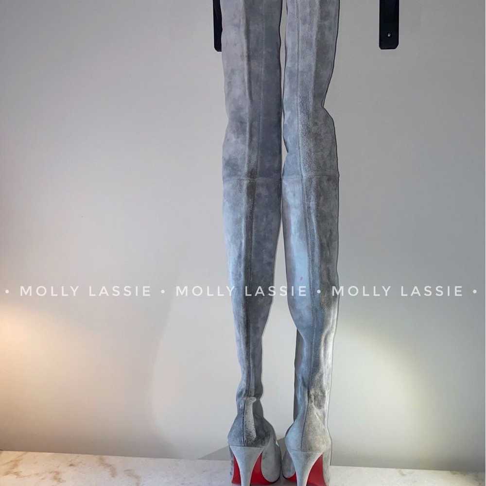 Thigh High Christian Louboutin Over the Knee Boot… - image 5