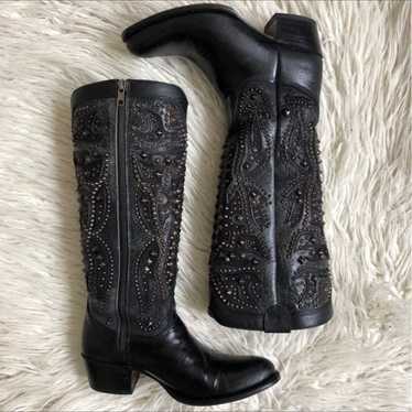 Retailer Frye Deborah Lug tall boots