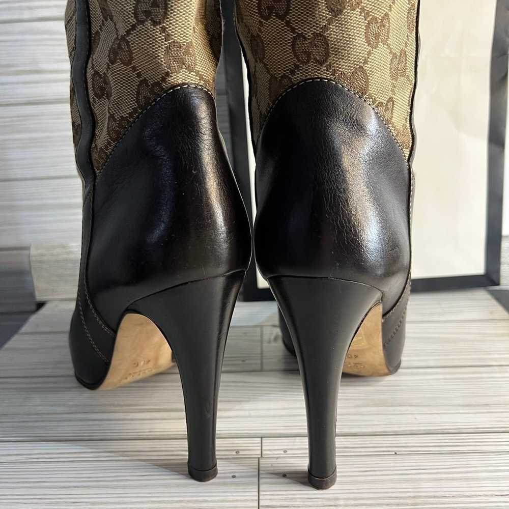 Gucci GG Monogram Vintage Boots - image 7