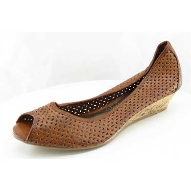 Dexflex comfort Women Sz 7.5 M Brown Wedge Synthet