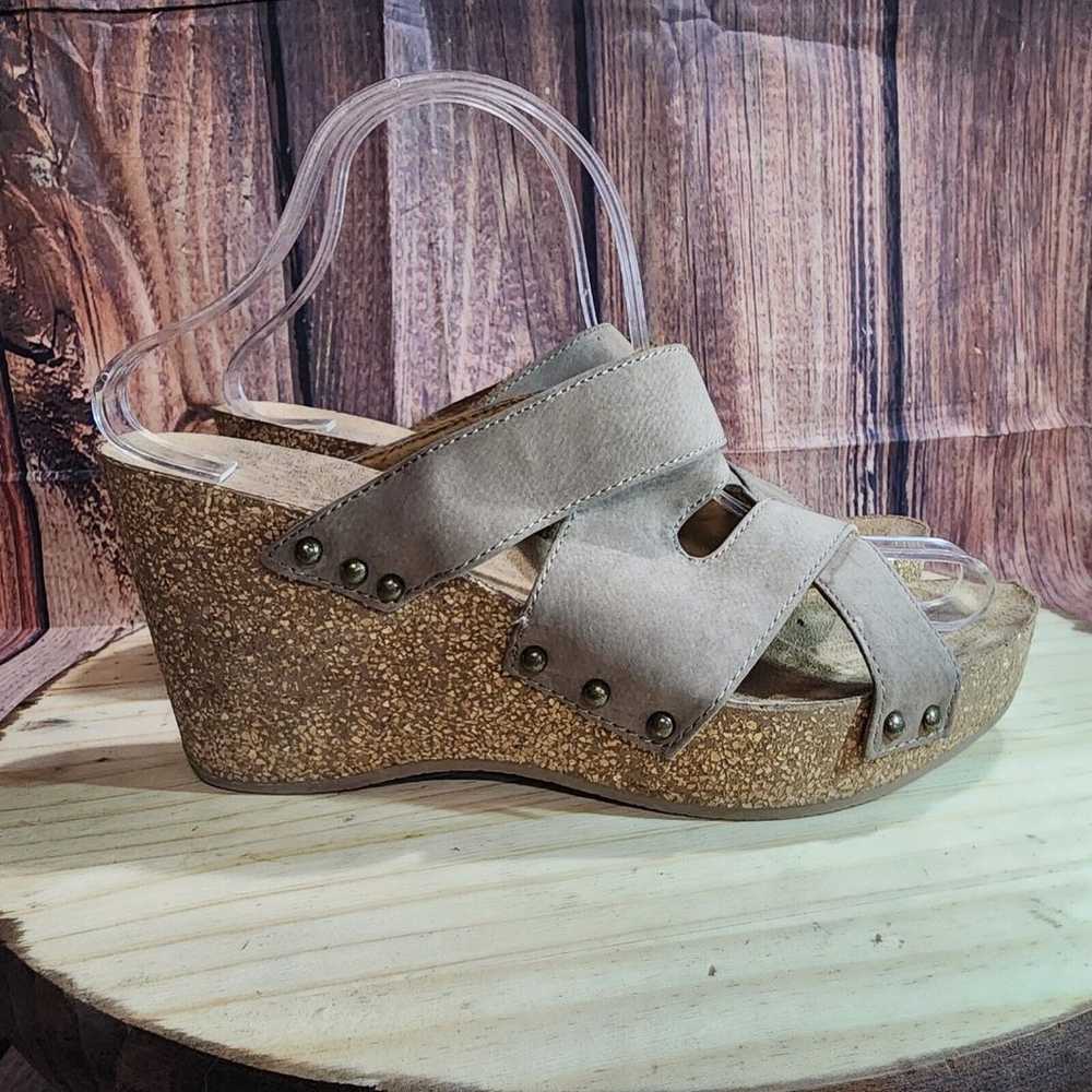 Vintage 7 Eight Women's 8M Sandals Brandi Platfor… - image 1