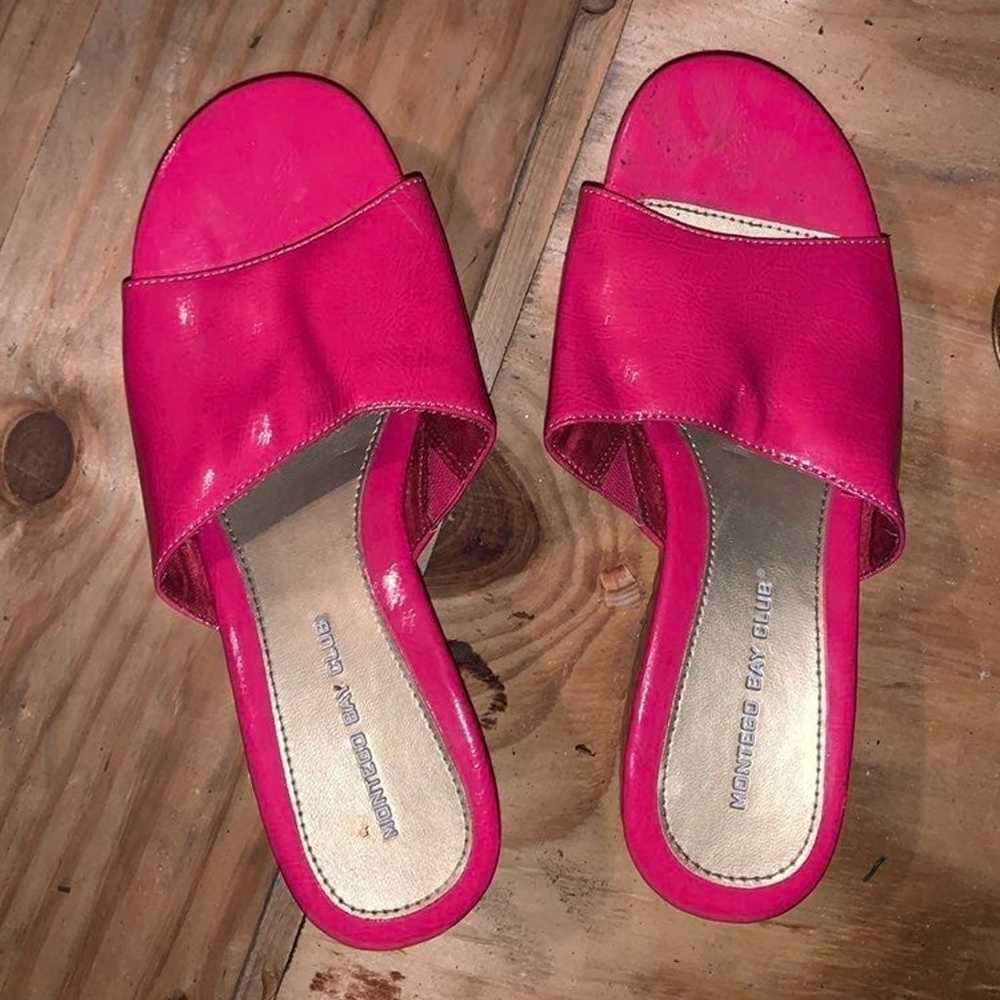 Vintage Y2K Hot Pink Sandals - image 1