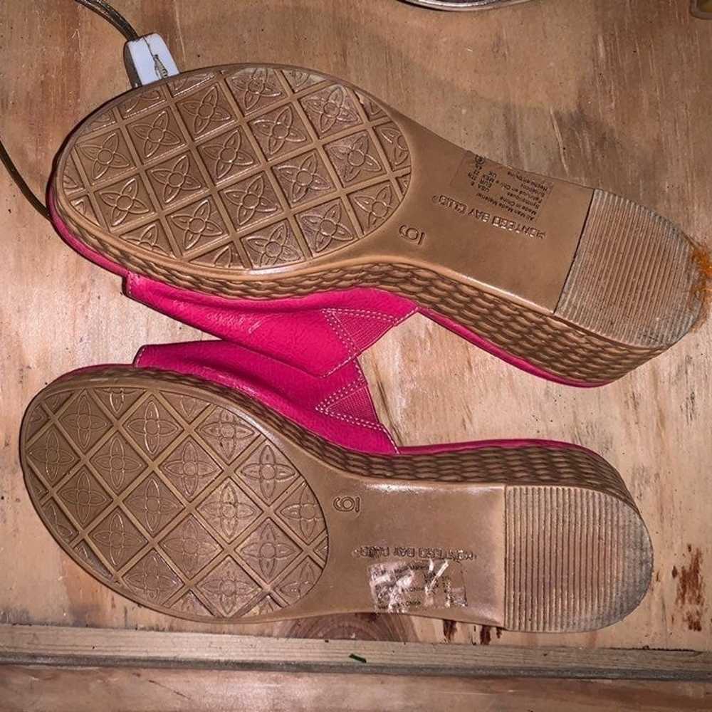 Vintage Y2K Hot Pink Sandals - image 2