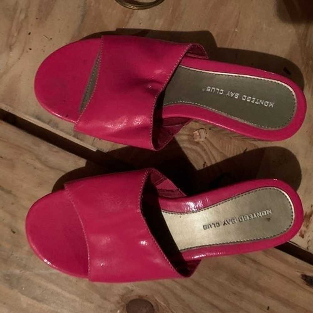 Vintage Y2K Hot Pink Sandals - image 4