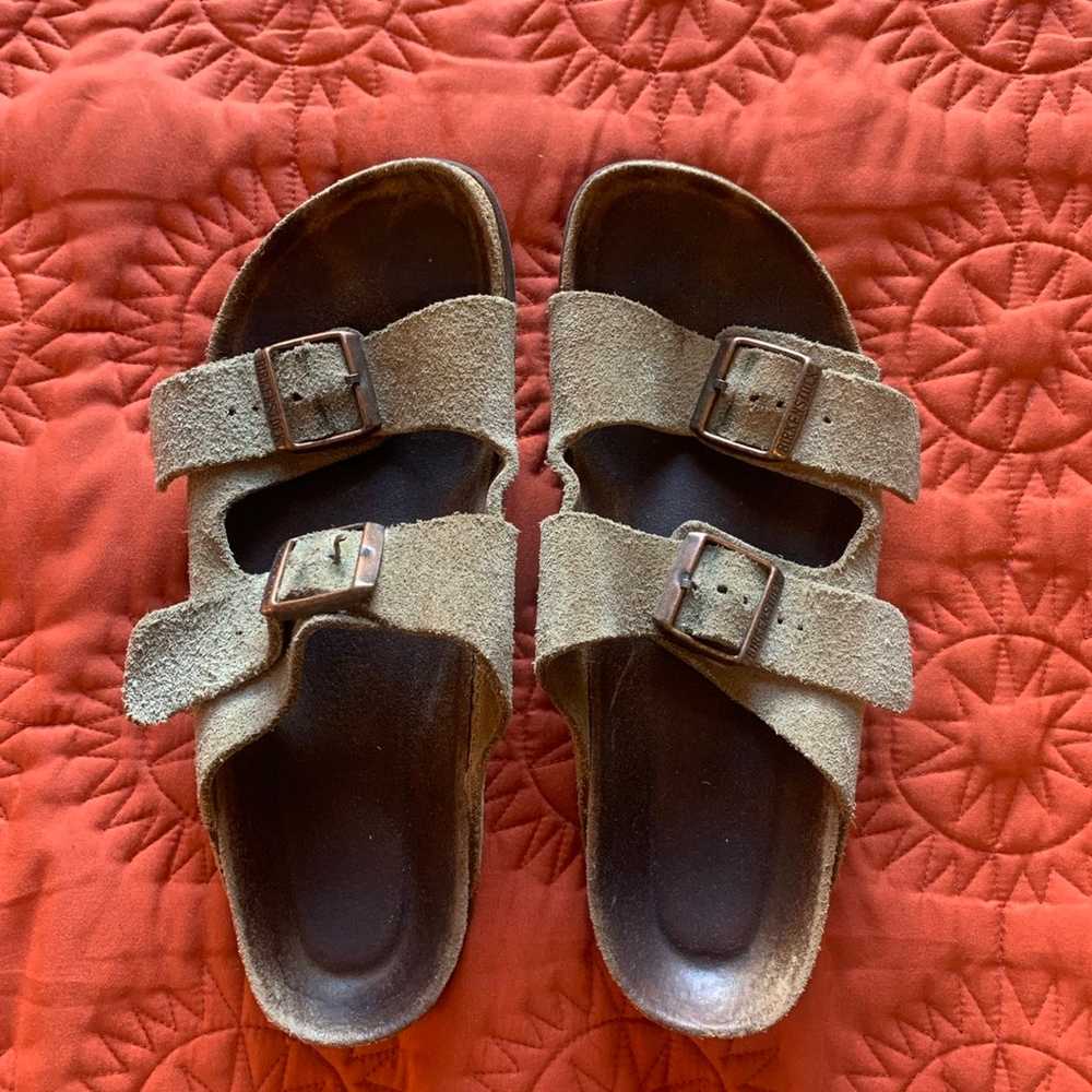 Suede Birkenstocks Arizona Size 40 - image 1