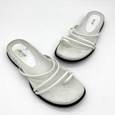 Vintage Y2K White Strap Sandals - image 1