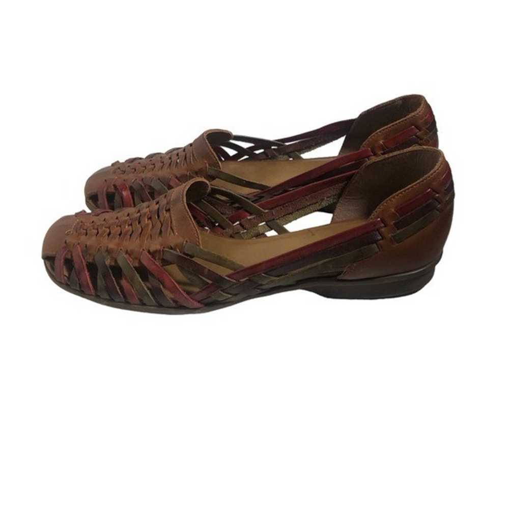 Vintage Naturalizer Aztec Santa Fe Woven leather … - image 1