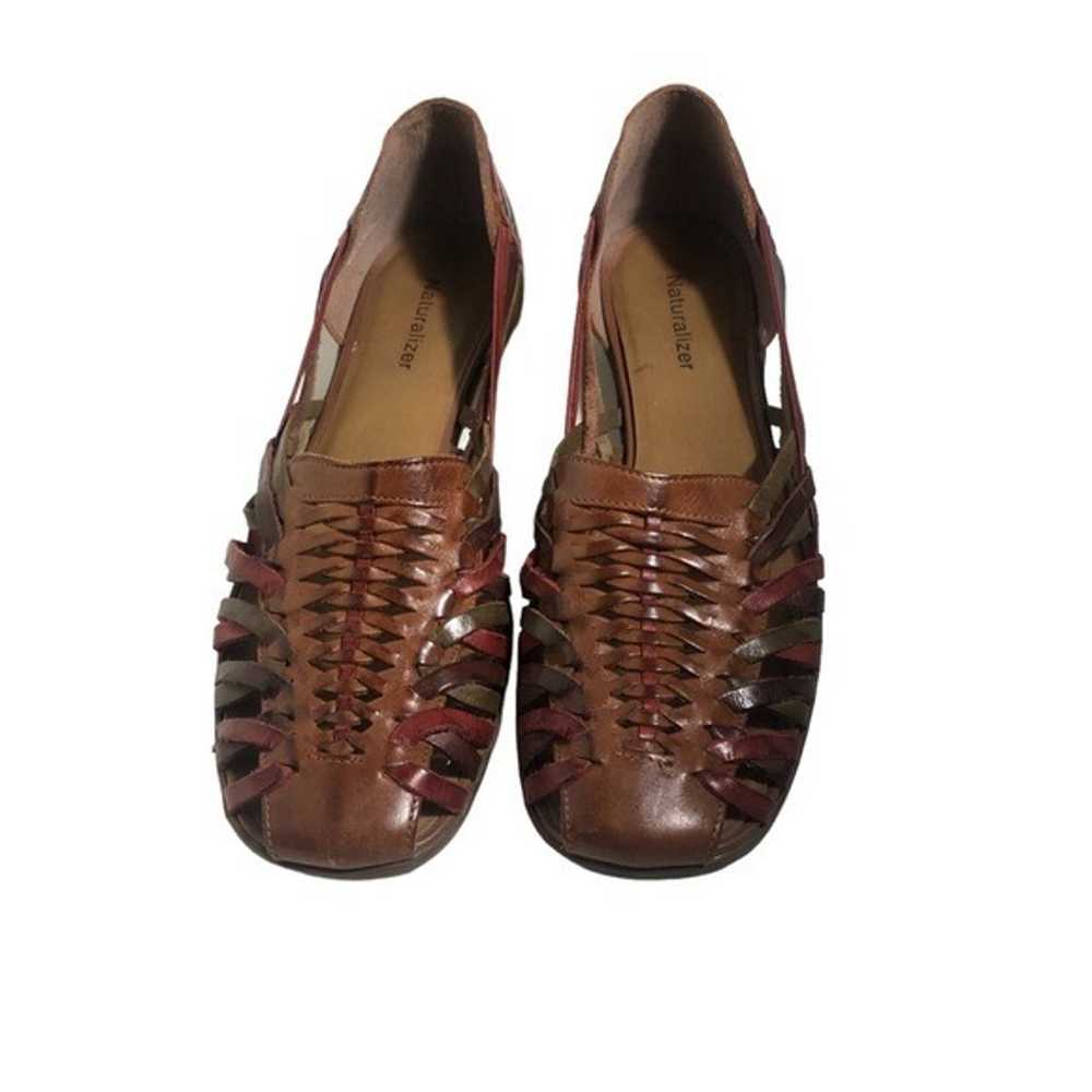 Vintage Naturalizer Aztec Santa Fe Woven leather … - image 3