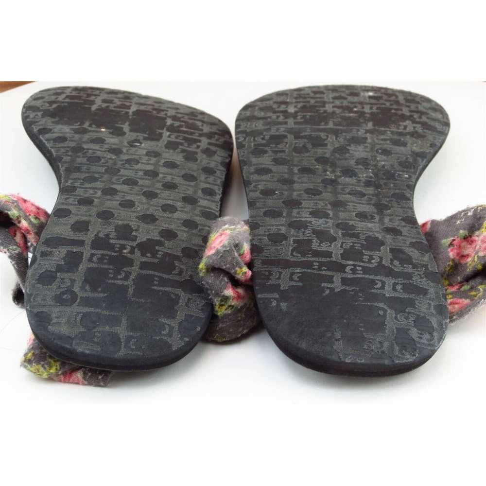 Sanuk Sz 6 M Gray Slingback Fabric Women Sandals - image 7