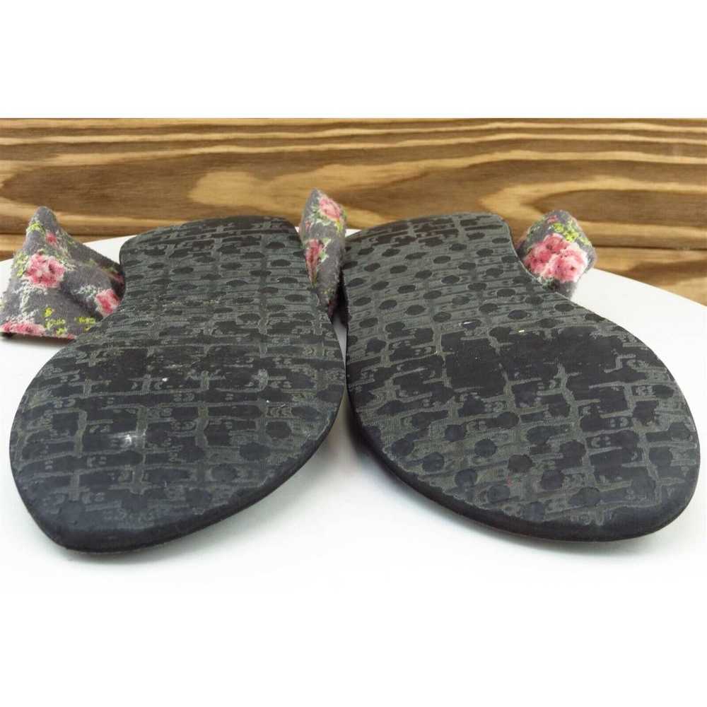 Sanuk Sz 6 M Gray Slingback Fabric Women Sandals - image 8