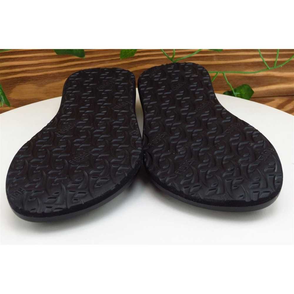 Flojos Sz 6 M Black Flip Flop Synthetic Women San… - image 7