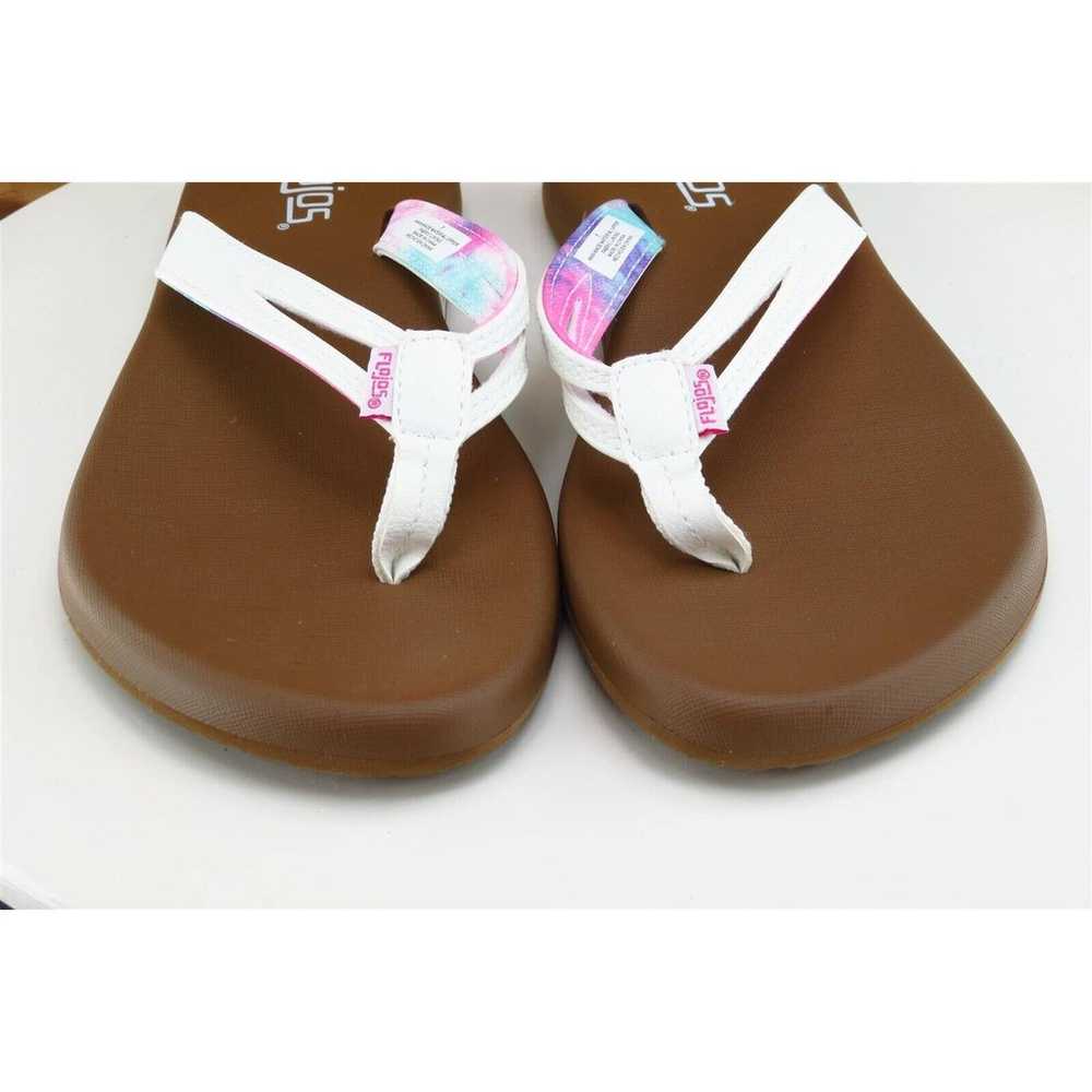 Flojos Sz 7 M Brown Flip Flop Synthetic Women San… - image 2