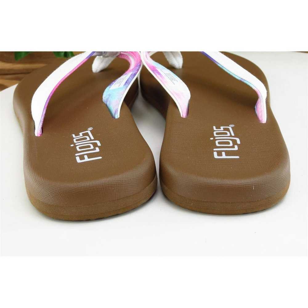 Flojos Sz 7 M Brown Flip Flop Synthetic Women San… - image 5