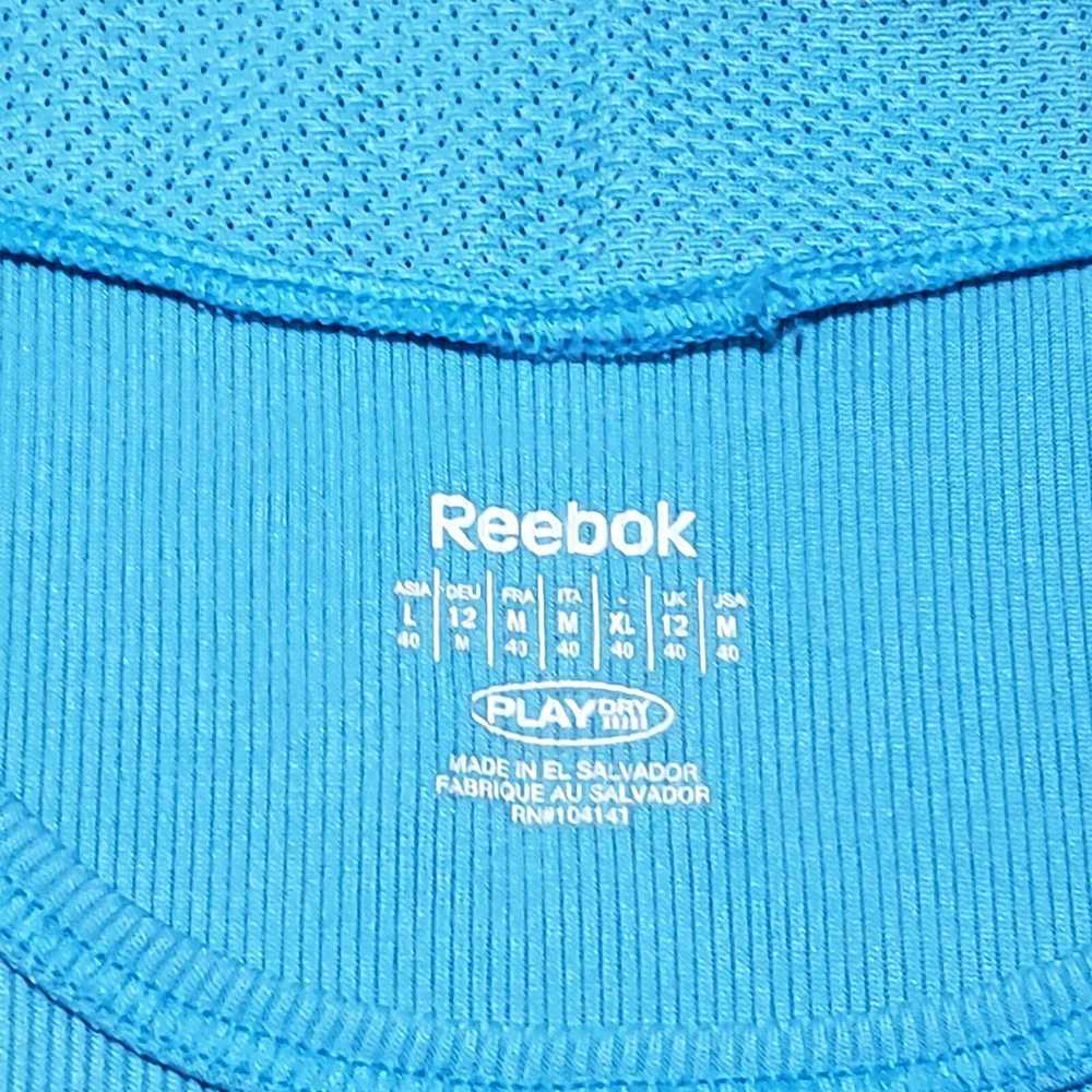 Reebok REEBOK Solid Blue Speed Wick Racerback Tan… - image 2