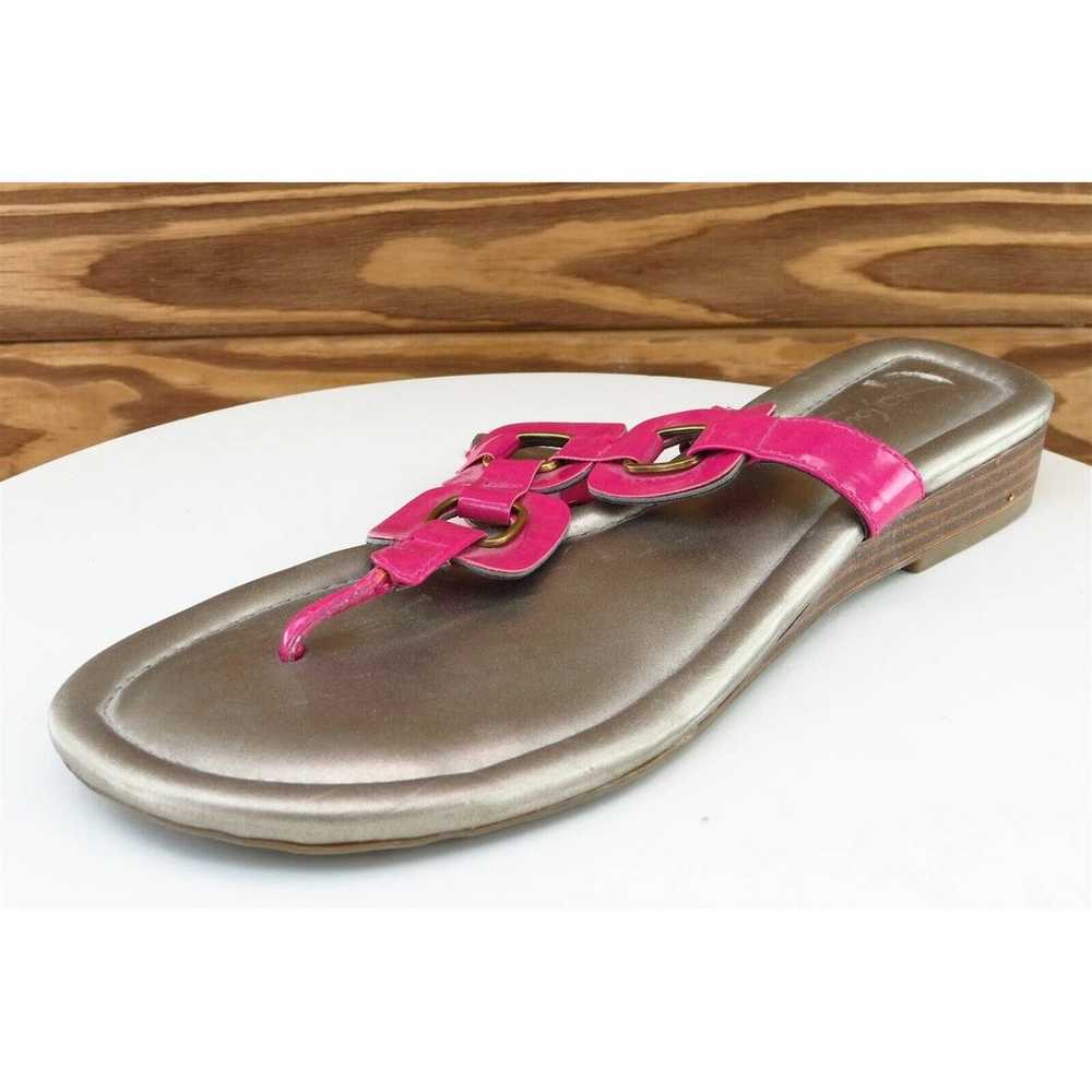 Natural Soul Sz 8 M Pink Flip Flop Synthetic Wome… - image 1