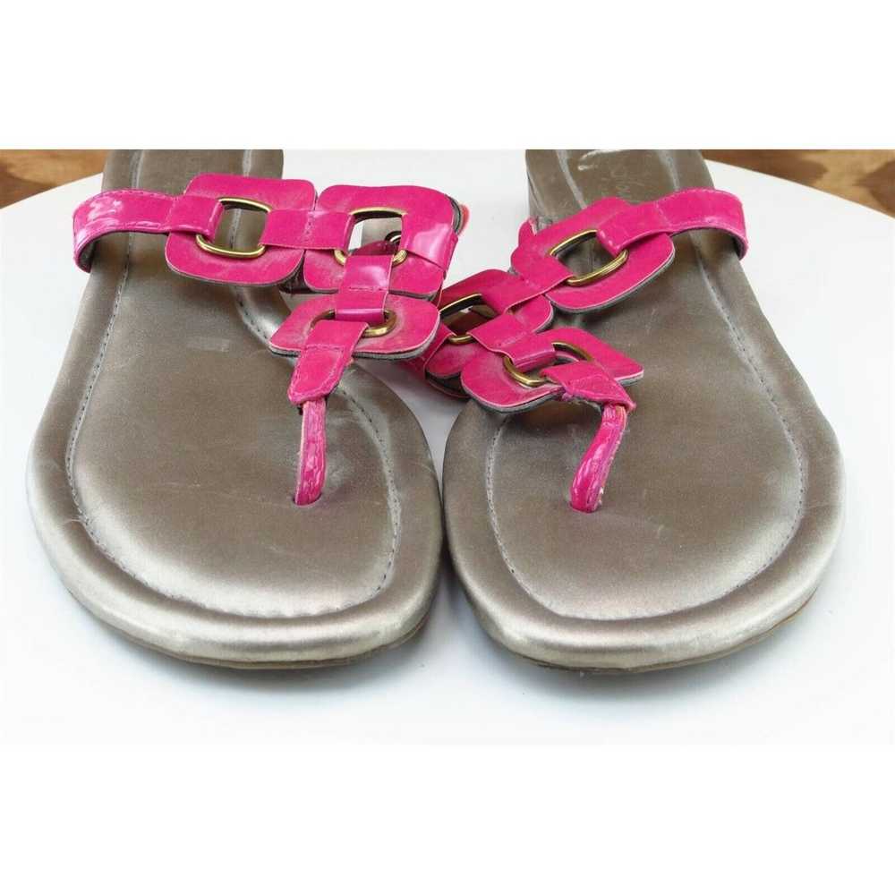 Natural Soul Sz 8 M Pink Flip Flop Synthetic Wome… - image 2