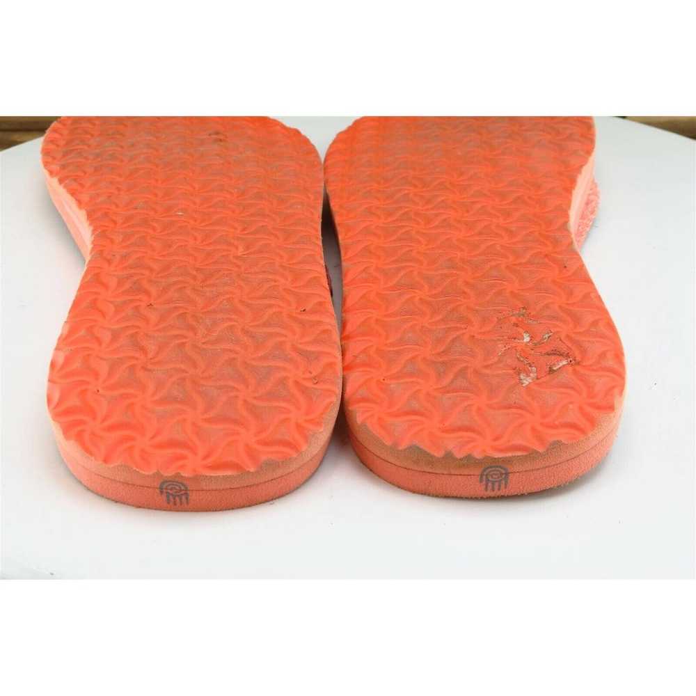 Sanuk Sz 10 M Orange Flip Flop Fabric Women Sanda… - image 7