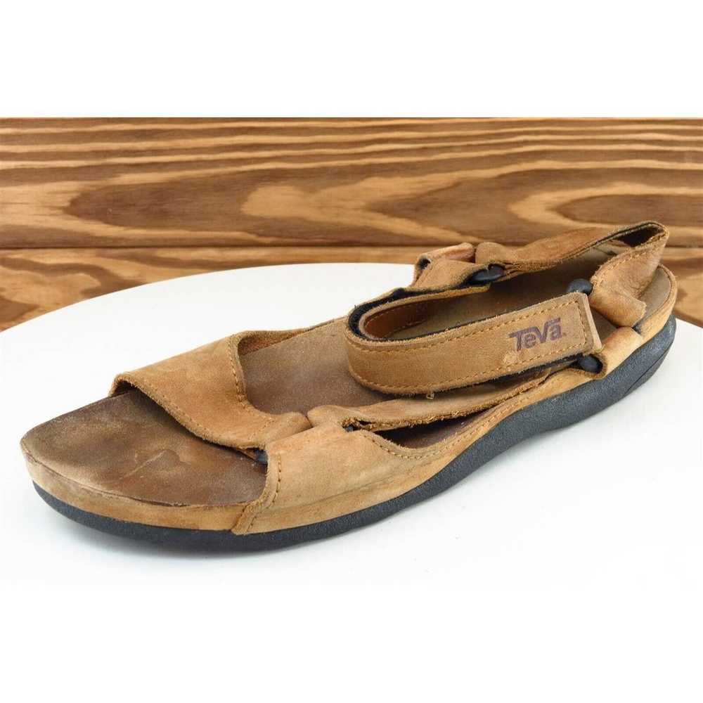 Teva Sz 8 W Brown Sport Sandals Leather Women San… - image 1