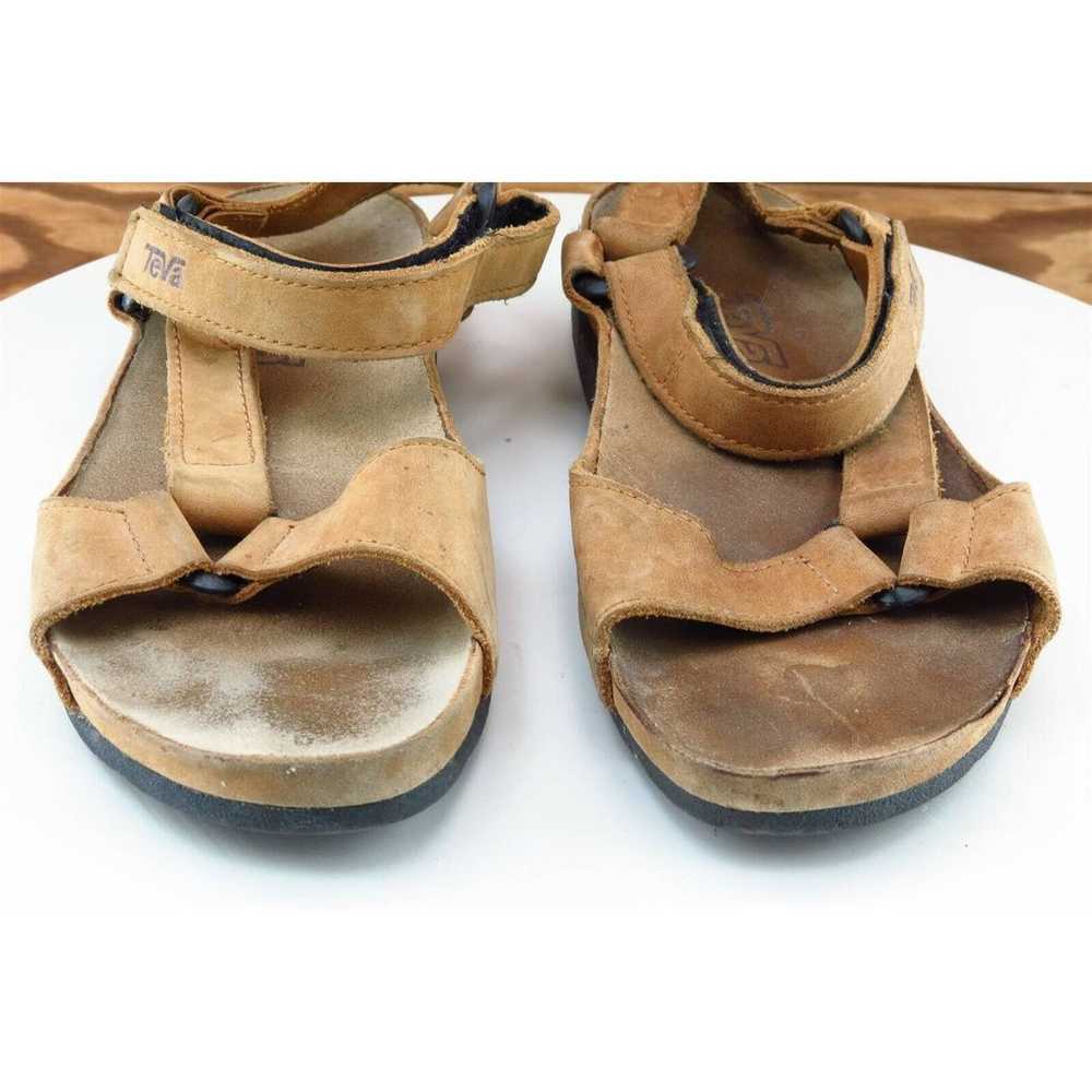 Teva Sz 8 W Brown Sport Sandals Leather Women San… - image 2