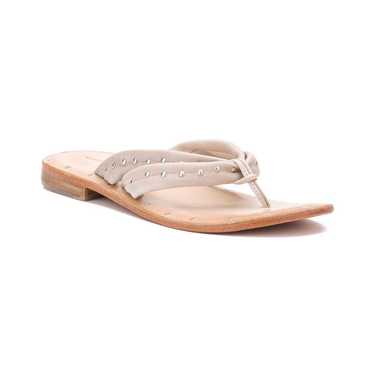 VINTAGE FOUNDRY CO Off White Hera Thong Sandals S… - image 1