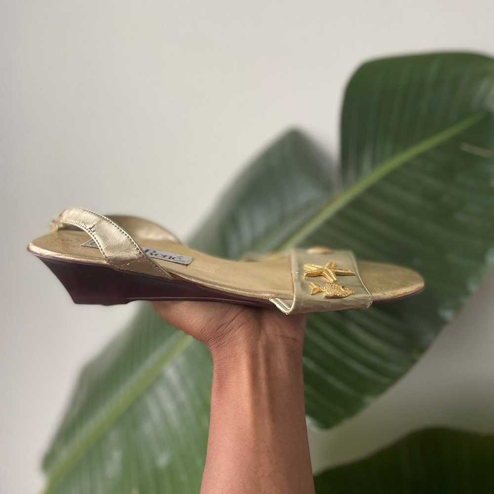 Nicole Rene seashell sandals - image 4