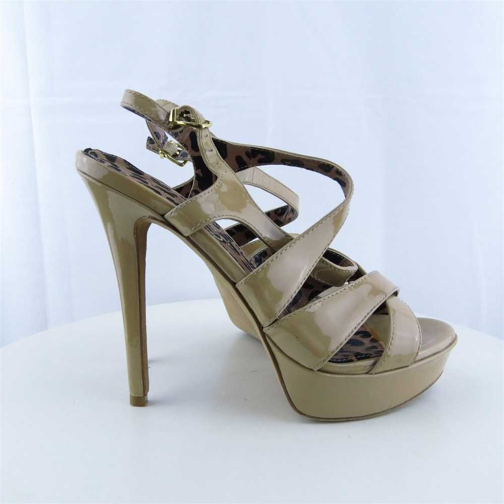 Jessica Simpson Women Strappy Shoes Brown Patent … - image 5