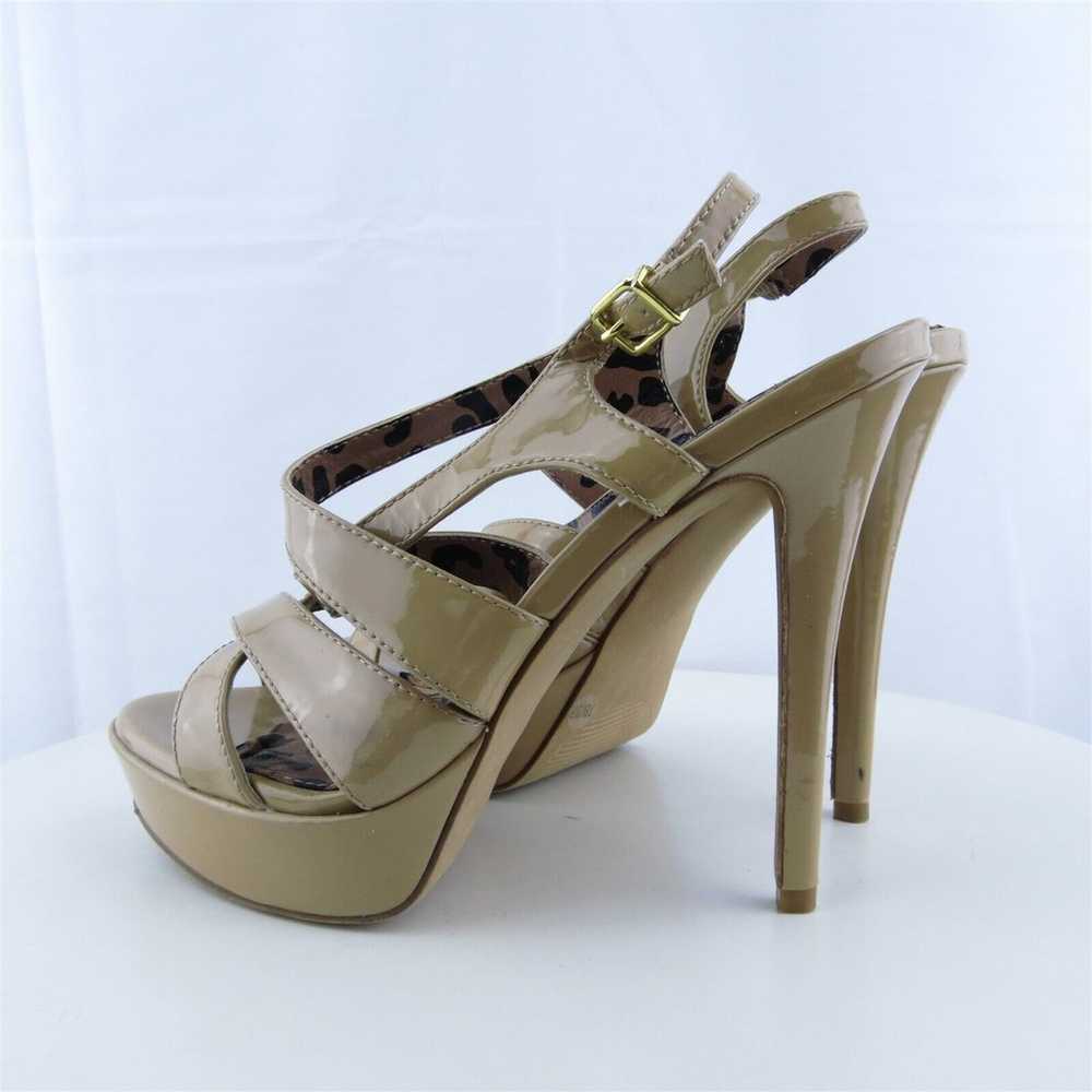 Jessica Simpson Women Strappy Shoes Brown Patent … - image 8