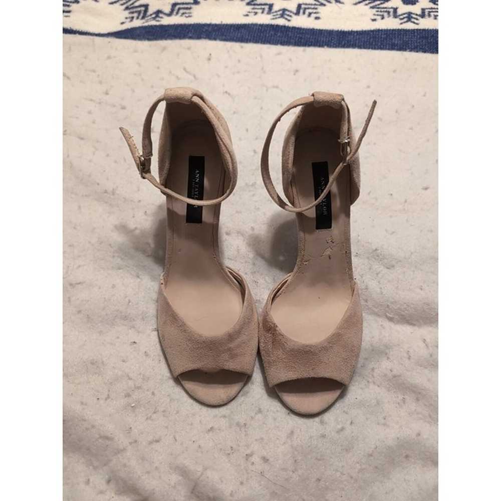 Ann Taylor Kelsey Suede Ankle Strap Sandals Size … - image 2