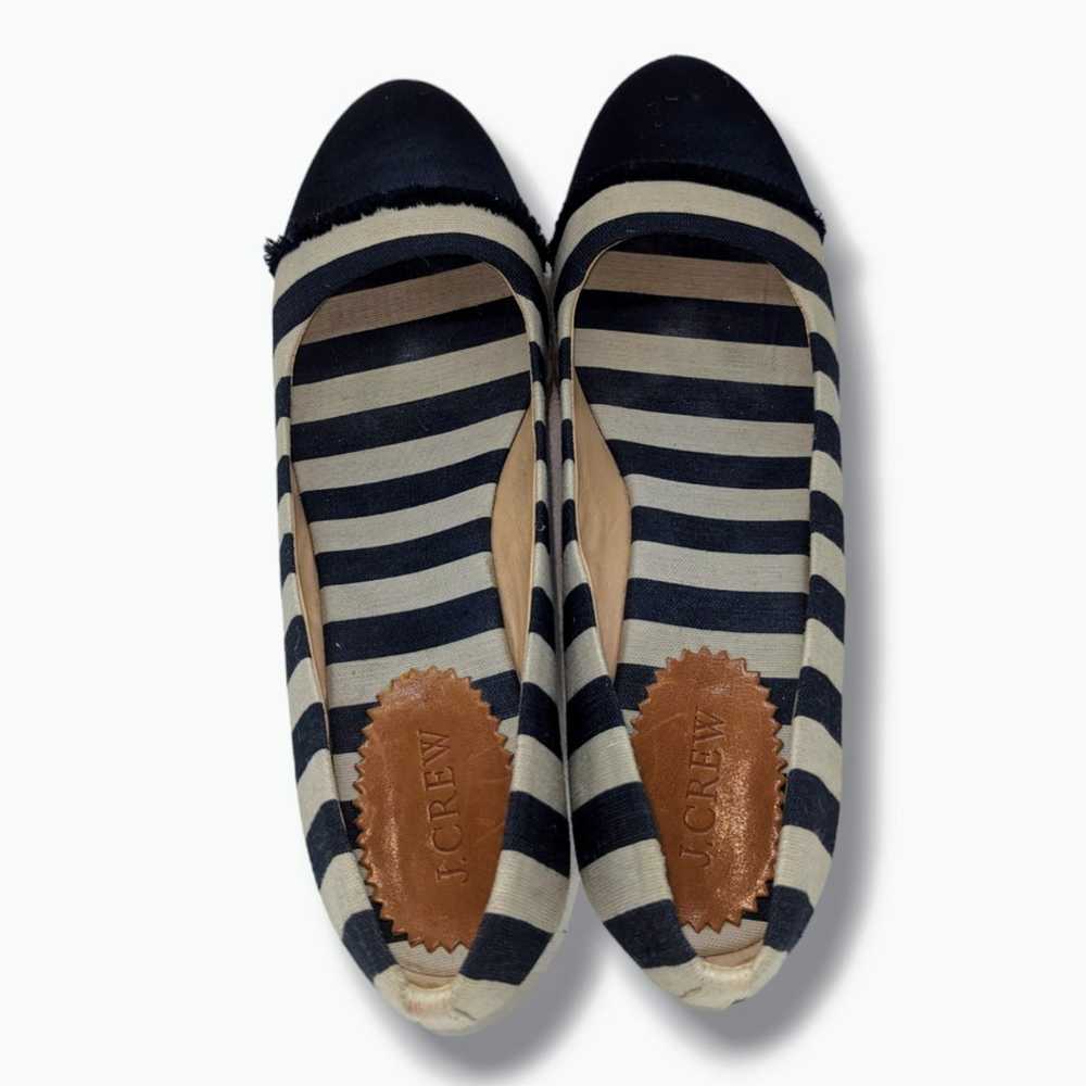 J. Crew | Seville Canvas Satin Striped Espadrille… - image 6