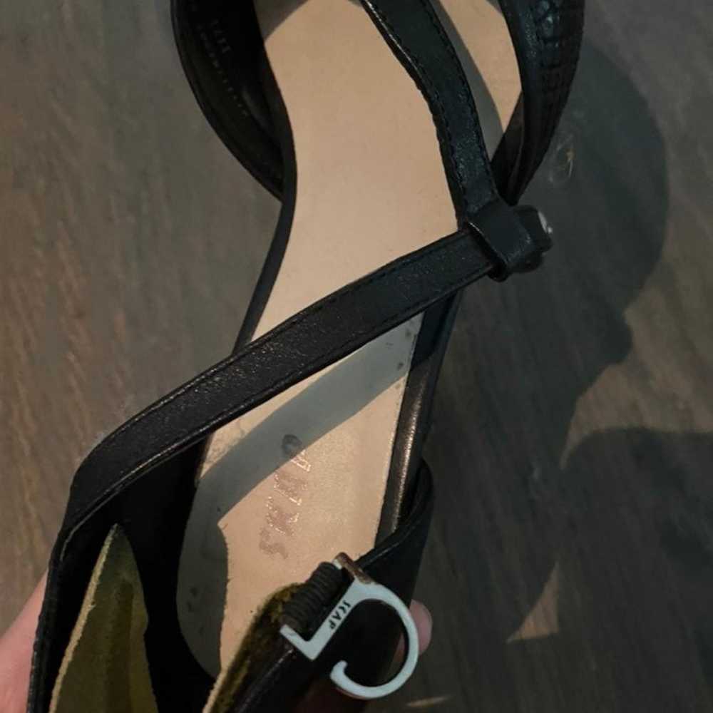 T-strap buckle heels sandals - image 8