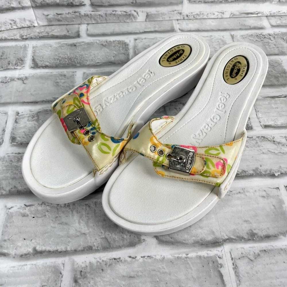 Dr. Scholl’s Women's Size 10 Vintage White Floral… - image 12