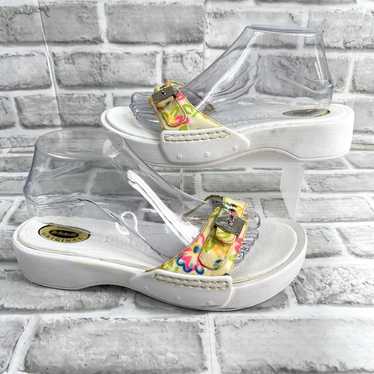 Dr. Scholl’s Women's Size 10 Vintage White Floral… - image 1