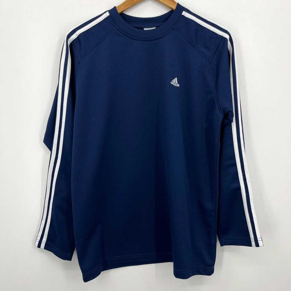 Adidas Adidas Long Sleeve Jersey Shirt Men's S Bl… - image 1